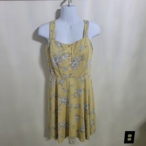 Nine Britton Brand from Stitch Fix, Pale Yellow Sundress, Size L